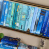 Women In Blue Book Shelf Painting - Image 3