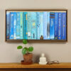 Women In Blue Book Shelf Painting - Image 6