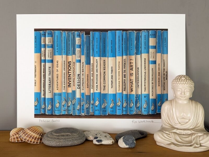 Pelican Paperback Book Art Print