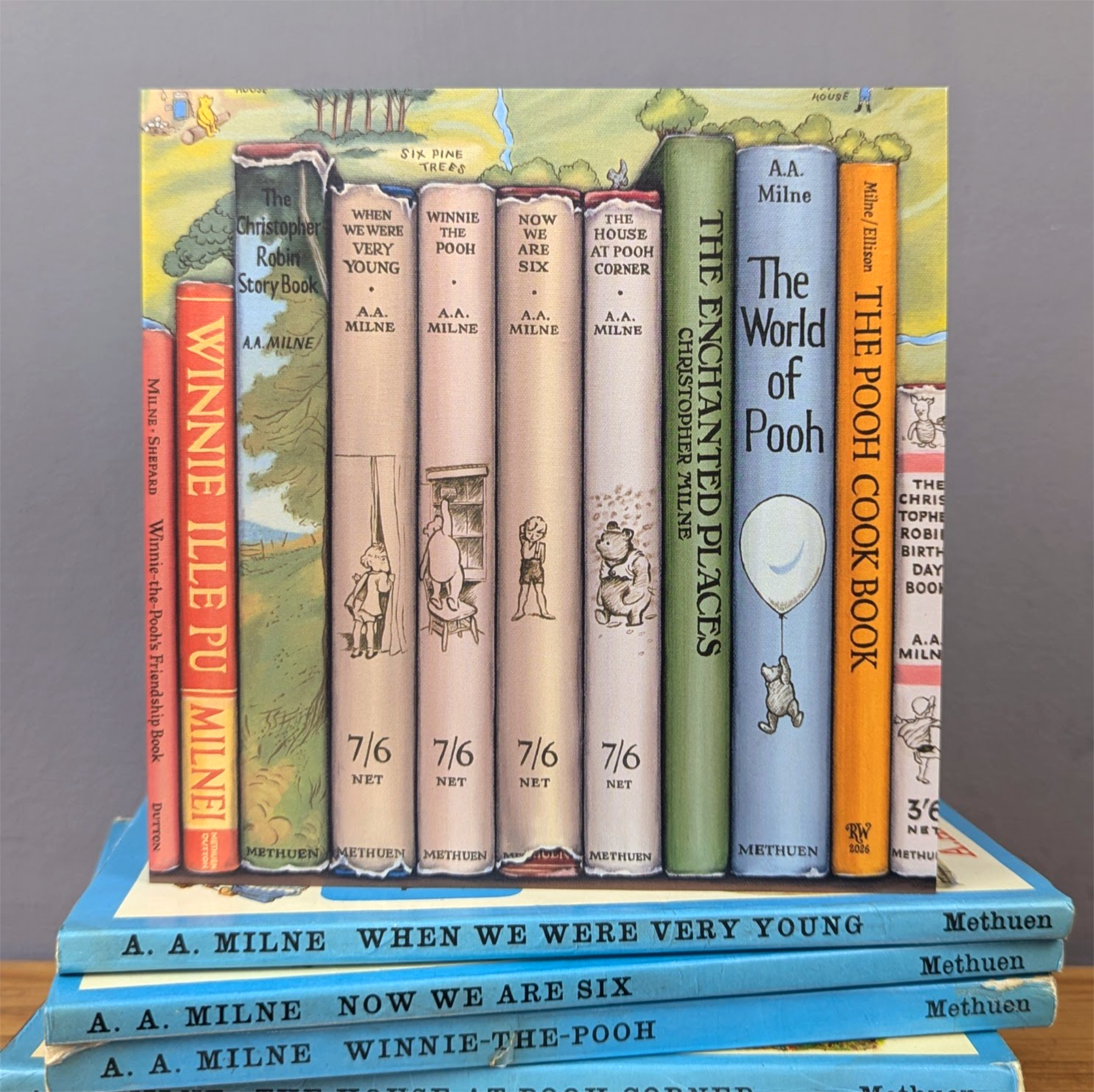 Winnie The Pooh Book Art Card - Image 4
